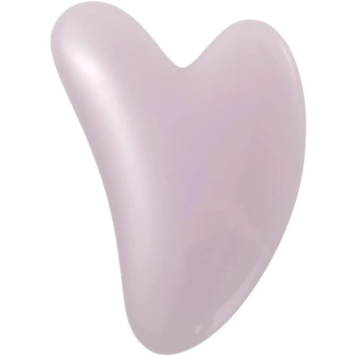 Catrin Πέτρα Μασάζ Gua Sha 8.5cm για Πρόσωπο και Λαιμό Λιλά