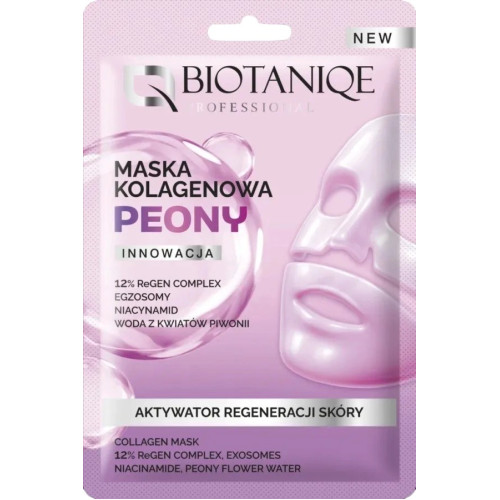 Biotanique Μάσκα Προσώπου Cell Regeneration Peony Collagen 1τμχ