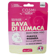 Cosmi Korean Face Mask Bava Di Lumaca - Υφασμάτινη Μάσκα Προσώπου Ενυδάτωσης 28ml 