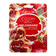 Cosmi Face Mask Melograno - Υφασμάτινη Μάσκα Προσώπου Αναζωογόνησης με Ρόδι 20ml 