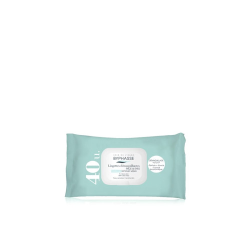 Byphasse Μαντηλάκια Καθαρισμού Με Aloe 40τεμ
