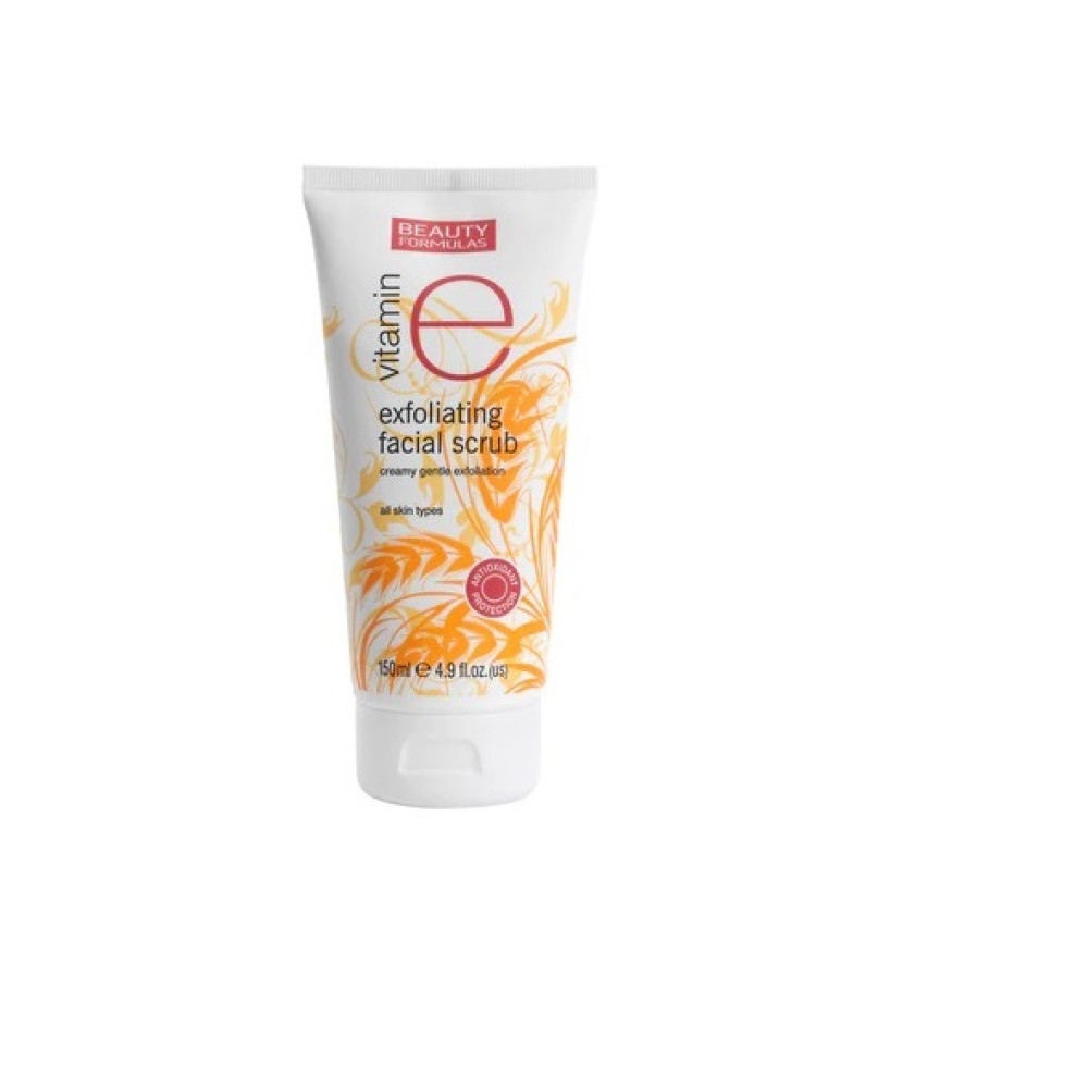 Beauty Formulas Scrub Προσώπου Με Βιταμίνη Ε 150ml