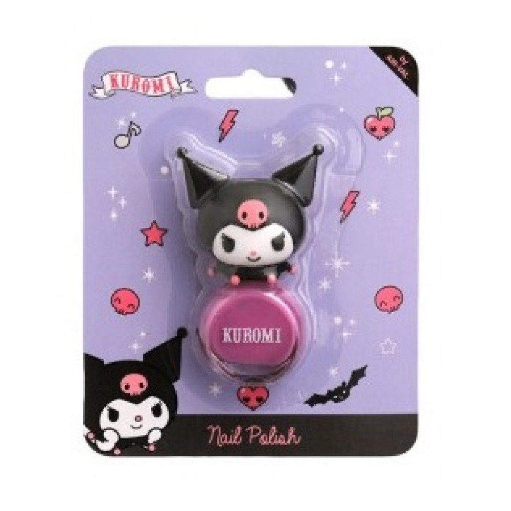 Air Val Kuromi Nail Polish with 3D Cap Μωβ