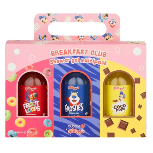 Bubble T Σετ Δώρου Kellogg’s Breakfast Club Shower Gel 3x100ml