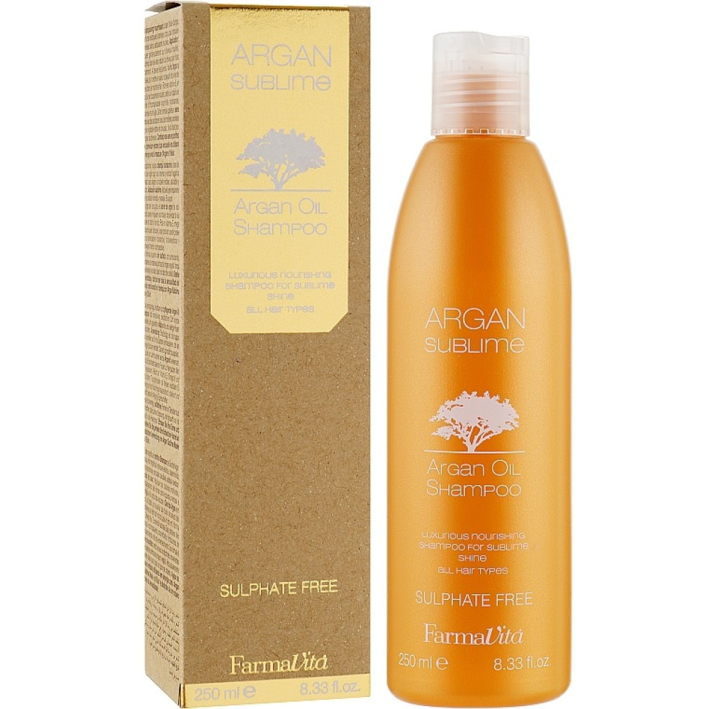 Farmavita Argan Sublime Shampoo - Σαμπουάν με Έλαιο Argan για Ξηρά και Ταλαιπωρημένα Μαλλιά 250ml Farmavita Argan Sublime Shampoo - Σαμπουάν με Έλαιο Argan για Ξηρά και Ταλαιπωρημένα Μαλλιά 250ml