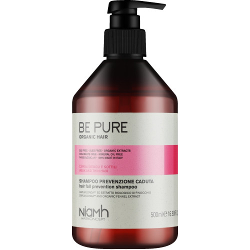 Niamh Be Pure Hair Fall Prevention Σαμπουάν Κατά της Τριχόπτωσης 500ml Niamh Be Pure Hair Fall Prevention Σαμπουάν Κατά της Τριχόπτωσης 500ml