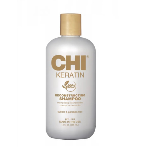 Chi Keratin Reconstructing Shampoo με Μετάξι και Κερατίνη για Ενυδάτωση και Αναδόμηση 355ml