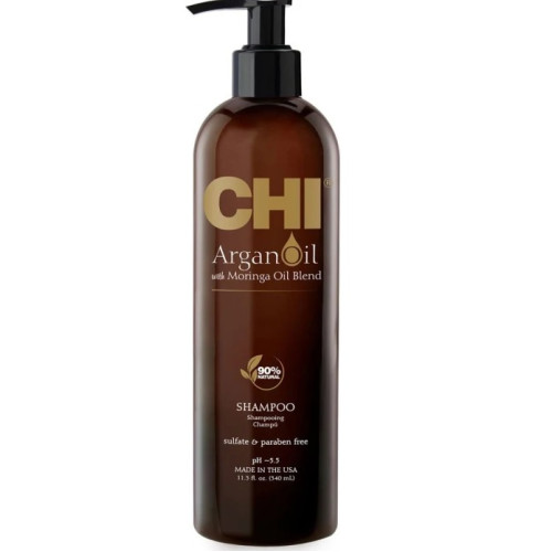 Chi Argan & Moringa Oil Shampoo Αναδόμησης & Θρέψης για Όλους τους Τύπους Μαλλιών 340ml Chi Argan & Moringa Oil Shampoo Αναδόμησης & Θρέψης για Όλους τους Τύπους Μαλλιών 340ml