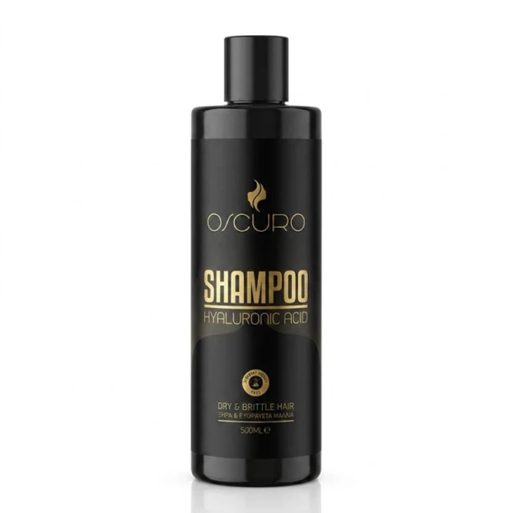 Oscuro Hyaluronic Acid Shampoo - Σαμπουάν με Υαλουρονικό Οξύ & Κερατίνη για Ξηρά & Εύθραυστα Μαλλιά 500ml