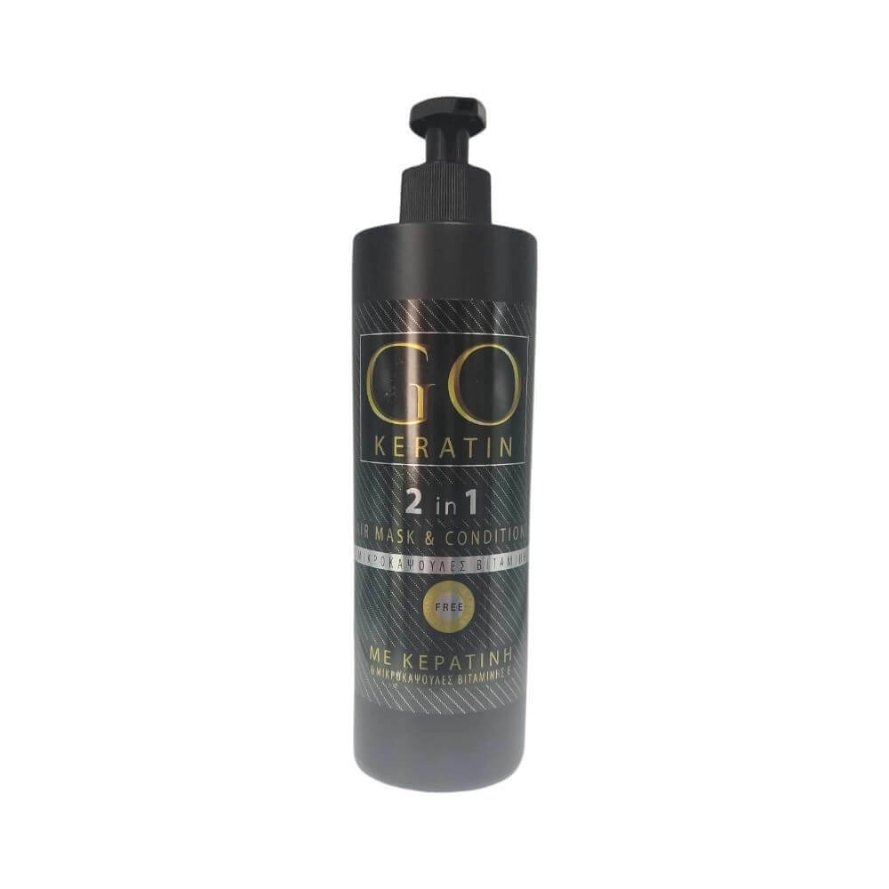 Go Keratin 2in1 Hair Mask & Conditioner 500ml Go Keratin 2in1 Hair Mask & Conditioner 500ml