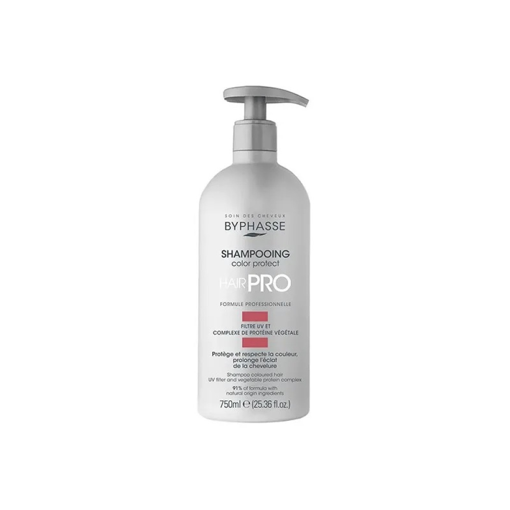 Byphasse Hair Pro Color Protect Σαμπουάν για Προστασία Χρώματος & Επανόρθωση για Βαμμένα Μαλλιά 750ml Byphasse Hair Pro Color Protect Σαμπουάν για Προστασία Χρώματος & Επανόρθωση για Βαμμένα Μαλλιά 750ml