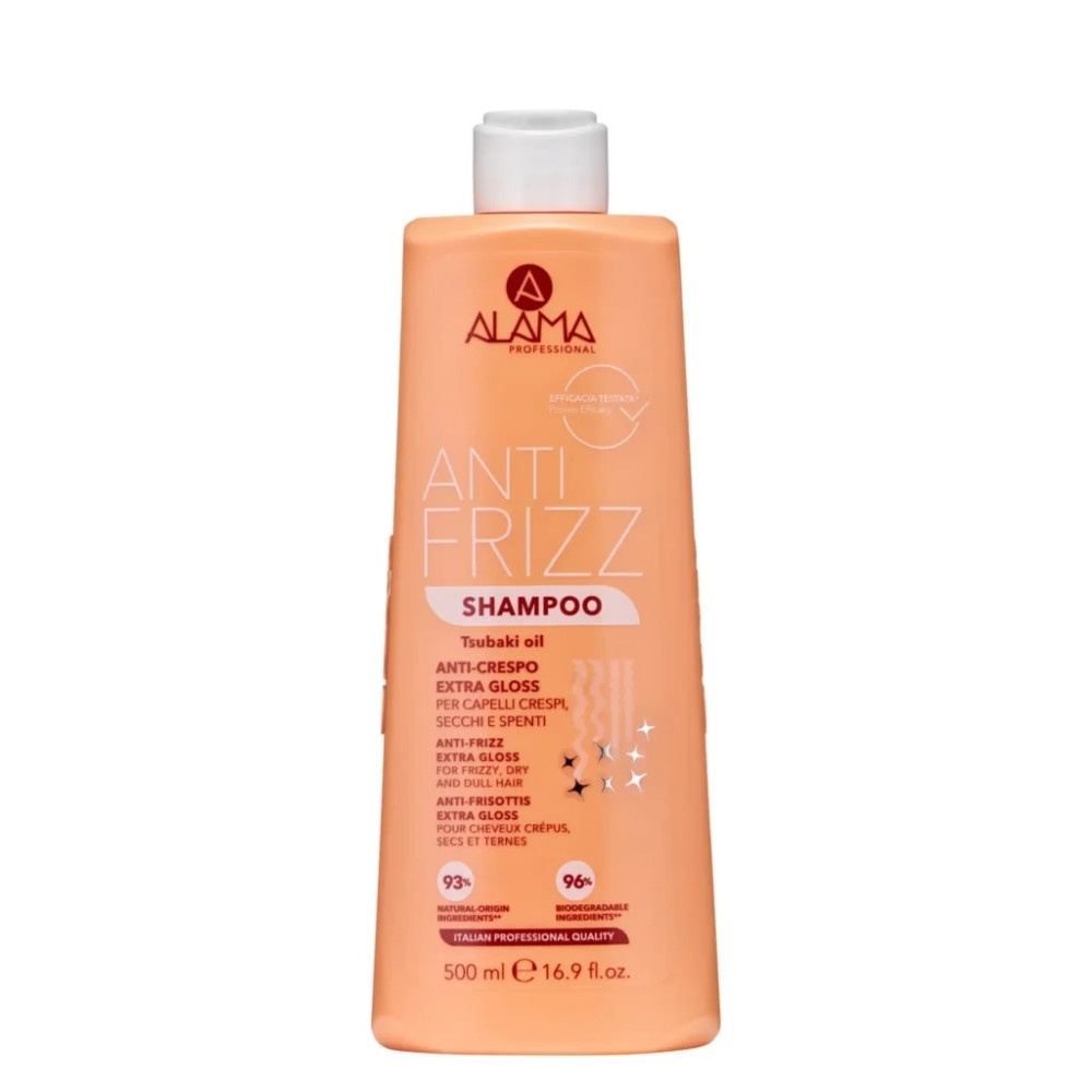 Alama Anti Frizz Shampoo για Λεία & Λαμπερά Μαλλιά χωρίς Φριζάρισμα 500ml Alama Anti Frizz Shampoo για Λεία & Λαμπερά Μαλλιά χωρίς Φριζάρισμα 500ml