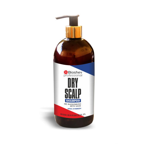 Bioshev Dry Scalp Σαμπουάν Με Φασκόμηλο για Ξηροδερμία 500ml