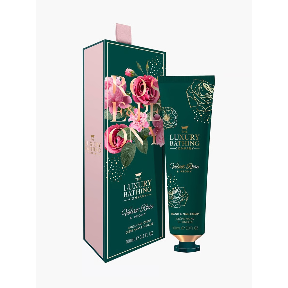 Catrin "The Luxury Bathing Company Velvet Rose & Peony" Κρέμα Χερι΄ων & Νυχιών 