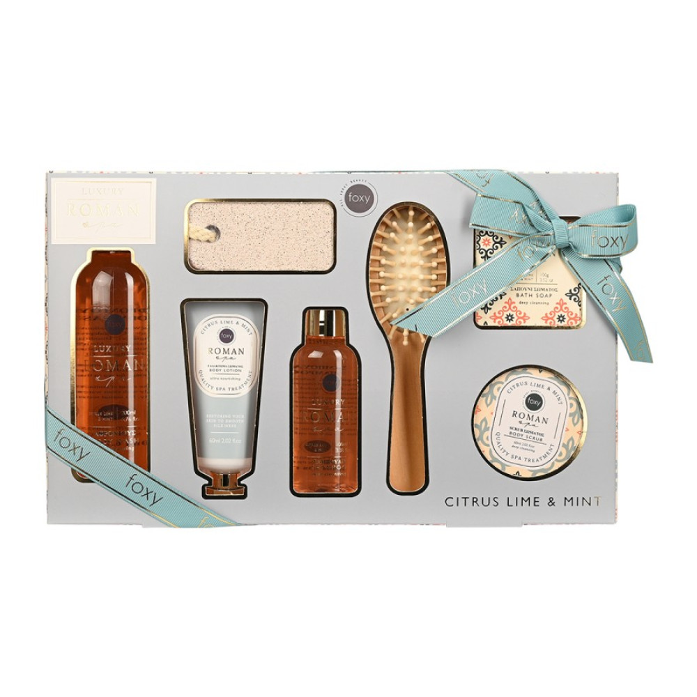 Foxy Luxury Roman Spa Σετ - Λάιμ & Μέντα Foxy Luxury Roman Spa Σετ - Λάιμ & Μέντα