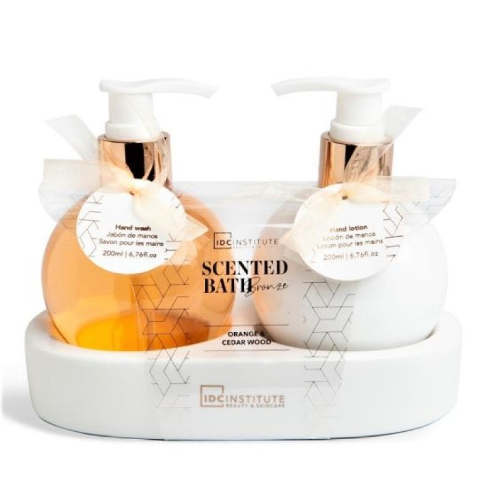 IDC Institute Scented Bath Bronze Σετ 2τμχ.