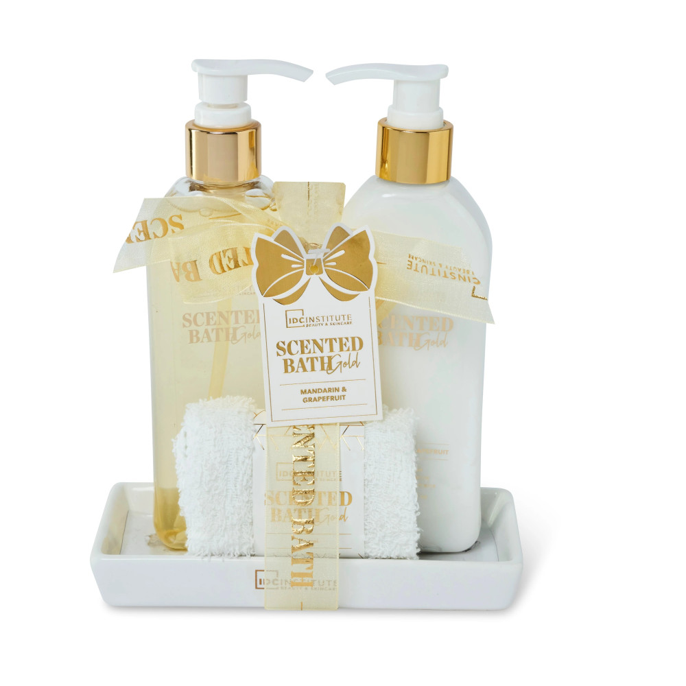 IDC Institute Scented Bath Gold Σετ Περιποίησης Χεριών 3τμχ. - Μανταρίνι & Γκρέιπφρουτ IDC Institute Scented Bath Gold Σετ Περιποίησης Χεριών 3τμχ. - Μανταρίνι & Γκρέιπφρουτ