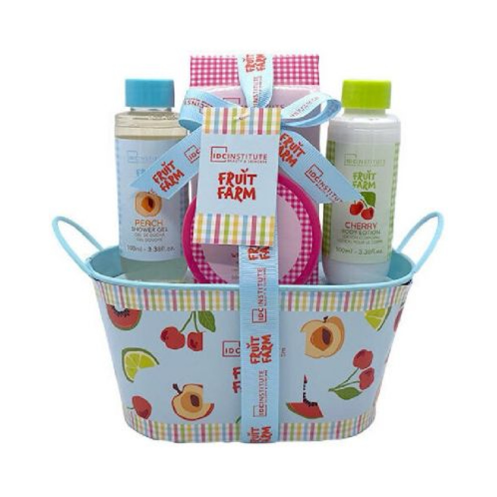 IDC Institute Fruit Farm Pamper Tin Σετ 5τμχ. με Άρωμα Καλοκαιρινών Φρούτων IDC Institute Fruit Farm Pamper Tin Σετ 5τμχ. με Άρωμα Καλοκαιρινών Φρούτων