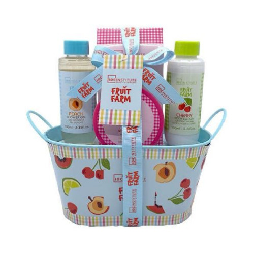 IDC Institute Fruit Farm Pamper Tin Σετ 5τμχ. με Άρωμα Καλοκαιρινών Φρούτων