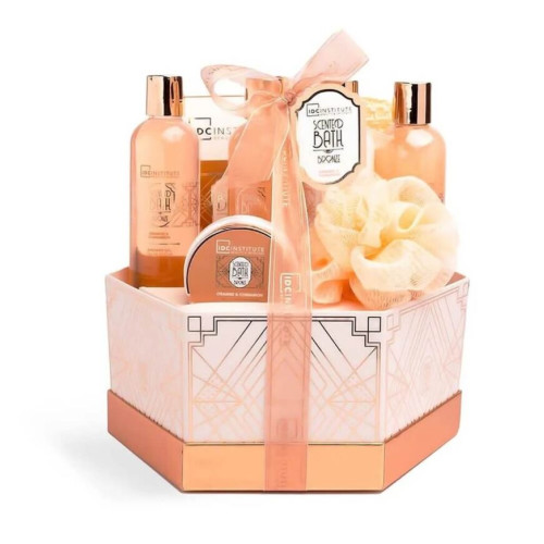 IDC Institute Scented Bath Bronze Σετ 8τμχ. -  Πορτοκάλι & Κανέλα