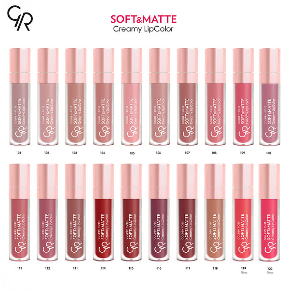 Golden Rose Soft & Mattε Creamy LipColor