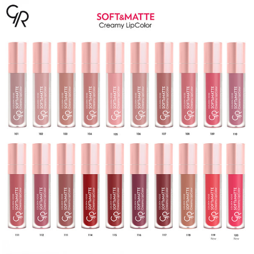 Golden Rose Soft & Mattε Creamy LipColor