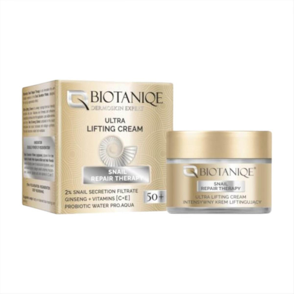 Biotanique  Snail Ultra Lifting - Αντιρυτιδική Κρέμα Προσώπου 50+ με 2% Βλέννα Σαλιγκαριού + Τζινσενγκ 50ml