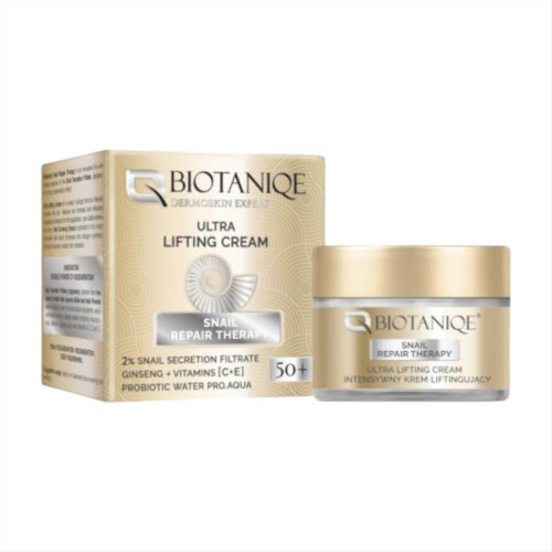 Biotanique  Snail Ultra Lifting - Αντιρυτιδική Κρέμα Προσώπου 50+ με 2% Βλέννα Σαλιγκαριού + Τζινσενγκ 50ml