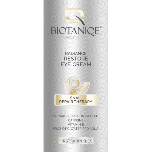 Biotanique Radiance Restore Eye Cream 15ml - Κρέμα Ματιών Για Επαναφορά Λάμψης με Βλέννα Σαλιγκαριού
